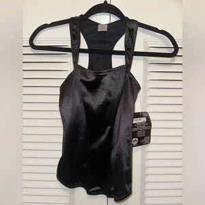 Spirit Halloween satin racerback corset